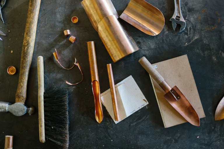 Tools of the Trade Copper Garden Tools from Grafa Gardenista