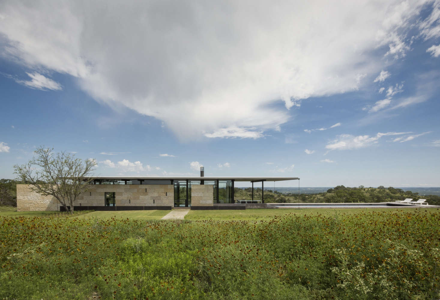 Each building in the compound is designed as a separate destination.