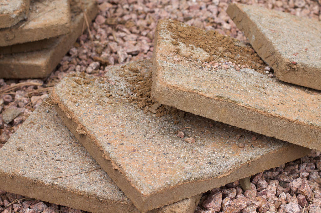 Sandstone pavers by Alan Levine via Flickr.