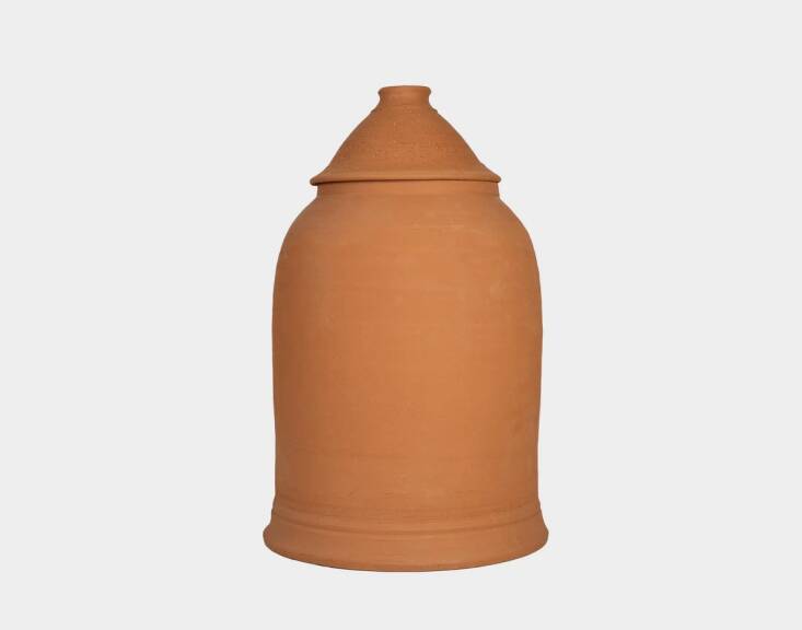 This English Terracotta Forcer, a collaboration between Gardenheir and North Cotswolds-based Whichford Pottery, is available in two sizes (\19 and \27 inches tall); \$348 and \$598 respectively. Each comes with a \10-year frost-proof guarantee.