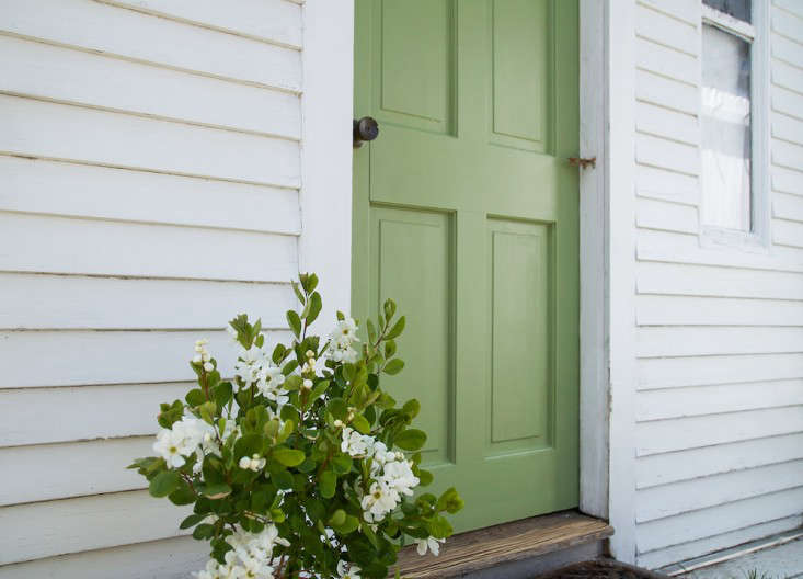 Door in Yeabridge Green by Farrow & Ball | Remodelista