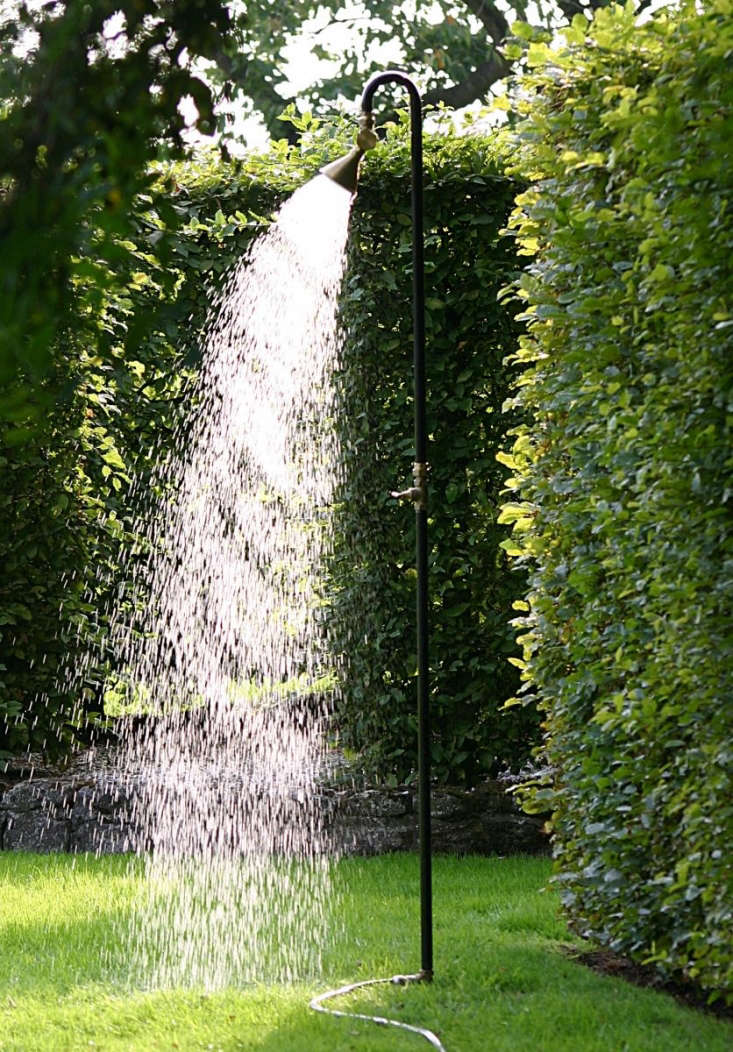 outdoor shower water