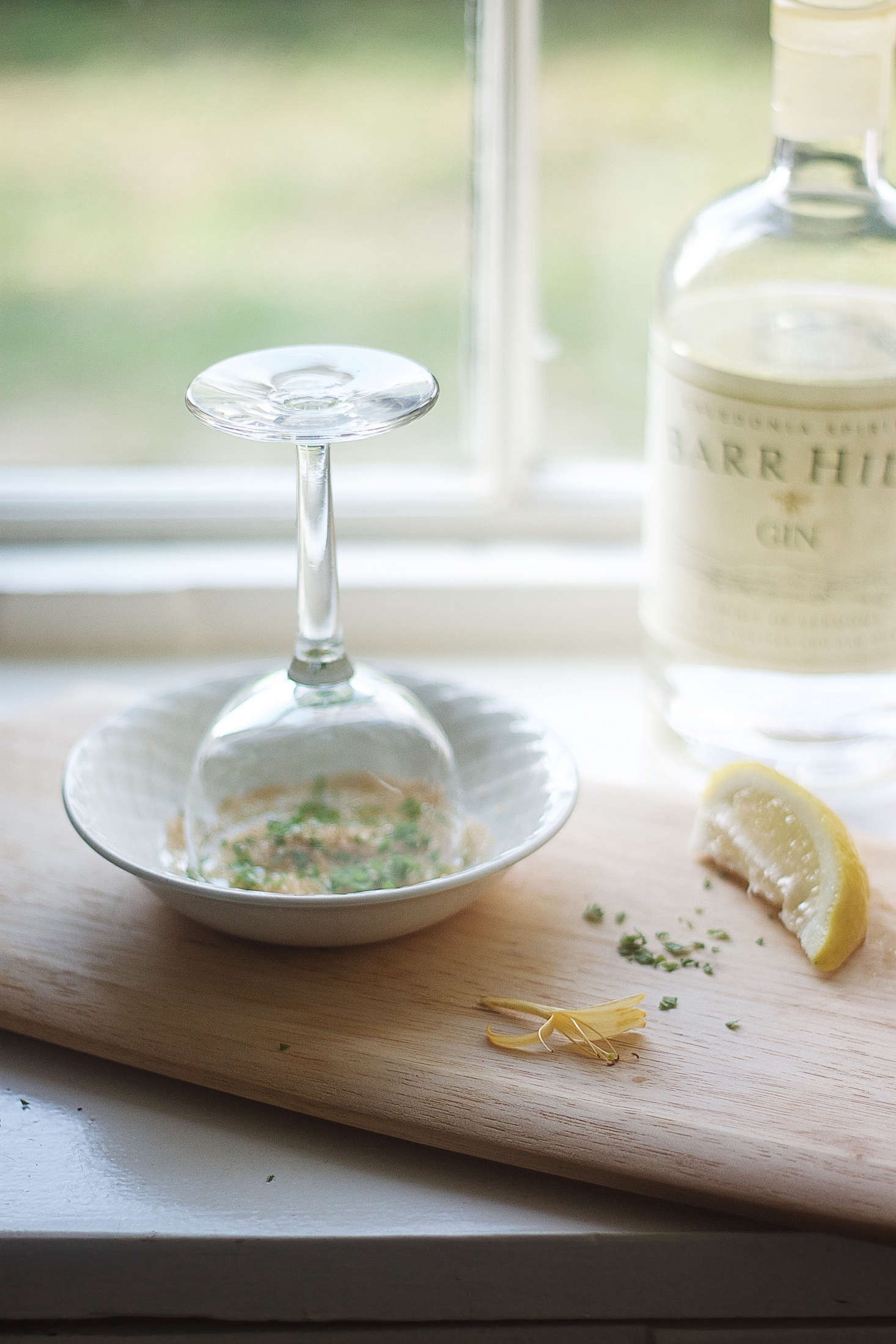 DIY Summer Cocktail with Rose Geranium Simple Syrup Gardenista