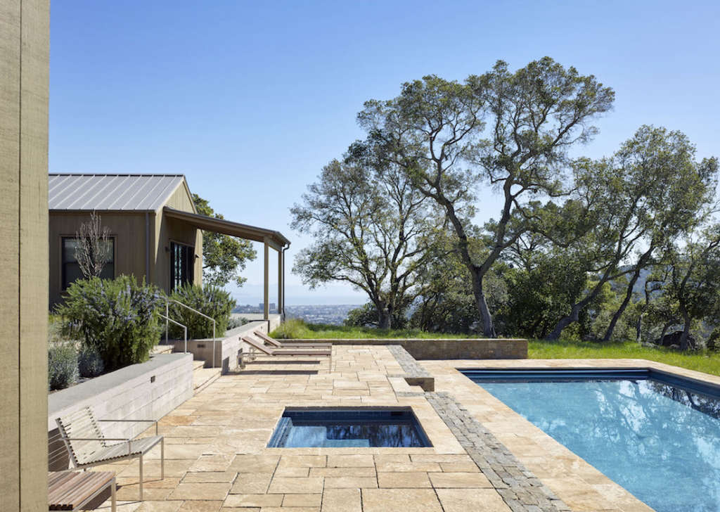 Swimming Pool of the Week A View Through the Oaks in Marin County
