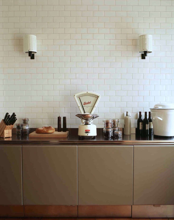 See more of this steel Italian kitchen on Remodelista at A Glamorous Farmhouse in Southwest France by Studio Maclean.