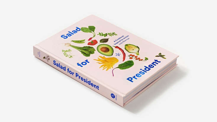 Salad for President, published by Abrams Books, is \$\2\2.48 from Amazon.