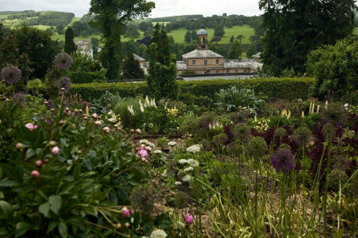 The cutting garden, up above the stable block at Chatsworth, Derbyshire.