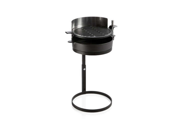 From Danish company Morsø, the Grill 7\1 was designed in \197\1 from cast iron, steel, and aluminum. It measures about \18 inches deep and \13 inches wide. Available for €\299 (\$348 USD) at Connox or through Morsø dealers.