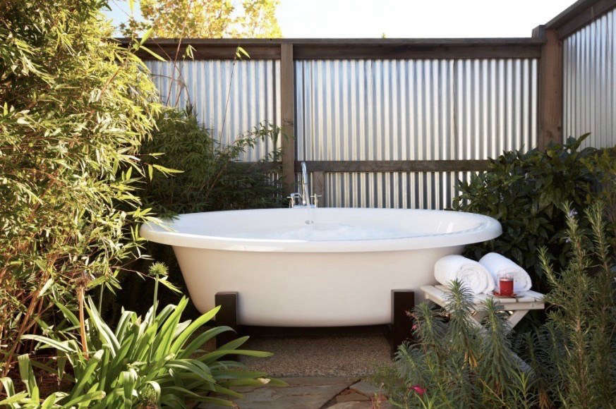 The New Outdoor Bath 10 OpenAir Tubs for Summer Soaks Gardenista