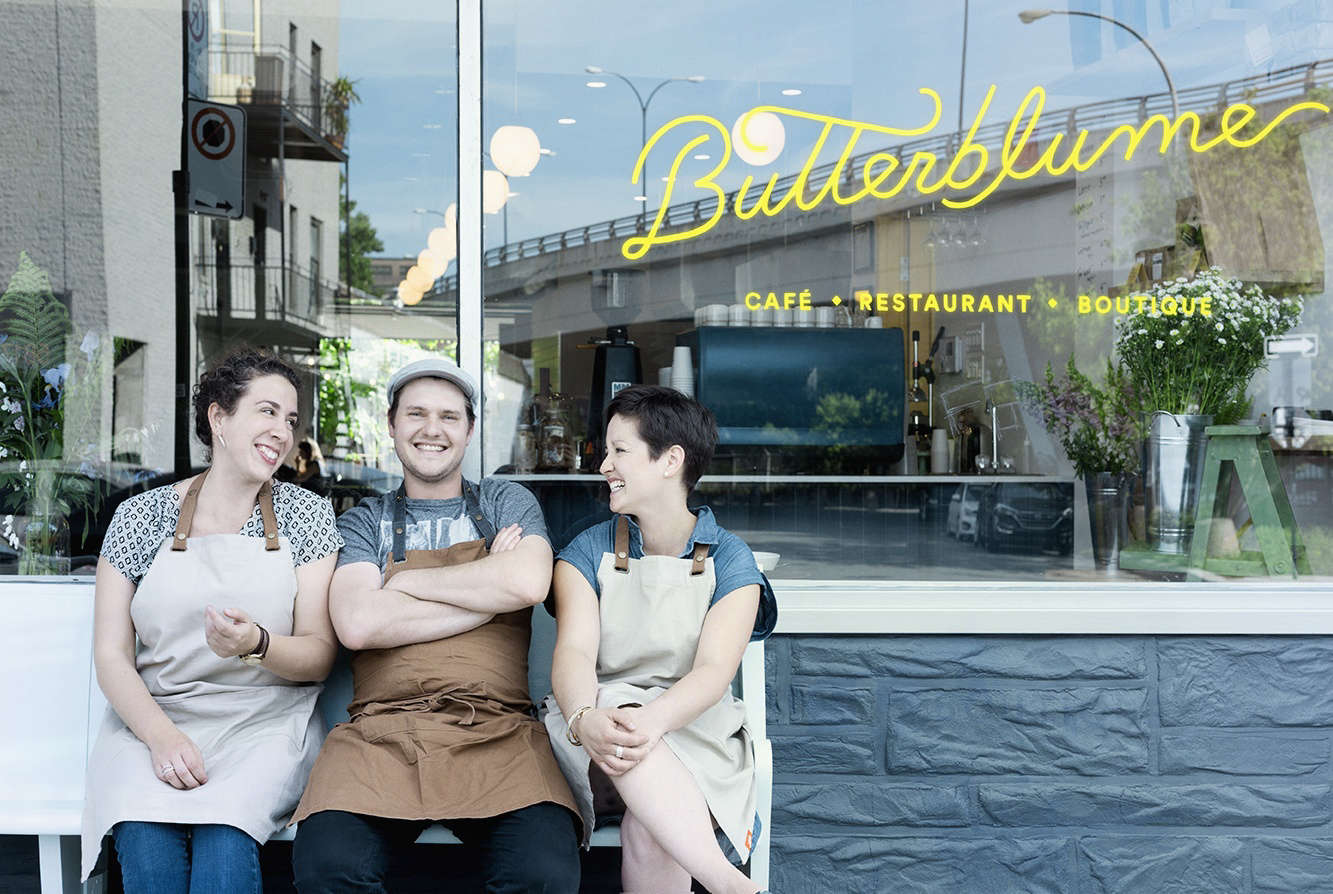 Owners Nadine Boudreau, Jens Ruoff and Julie Romano. Photograph by Marie-Reine Mattera.