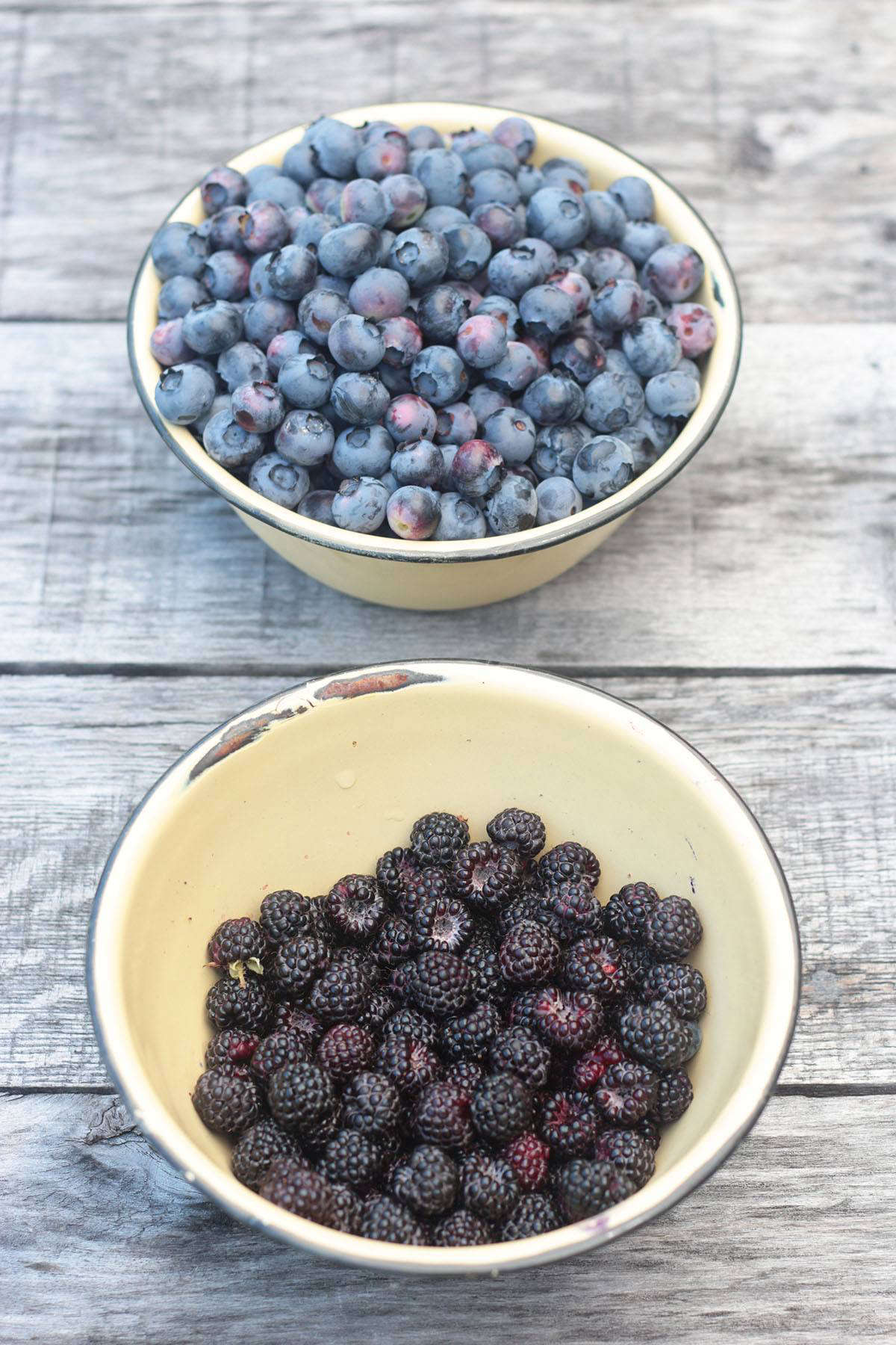 Finally, how to eat? They are best right out of the bowl with a sprinkle of sugar and a slick of pouring cream. I also love to include them in berry jams.