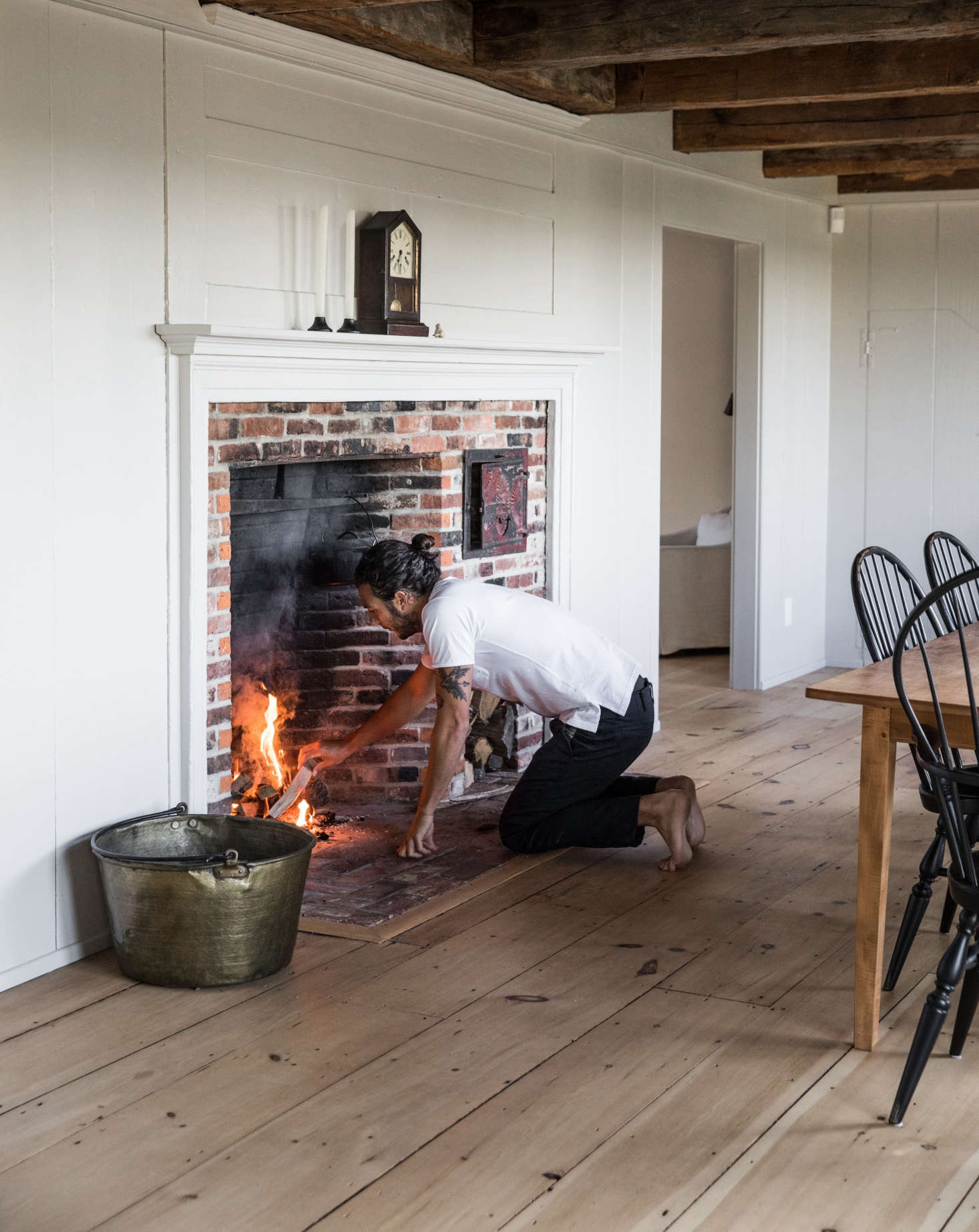 See more in The Soot House: Conjuring the Ghosts of Old New England on Spruce Head in Maine on Remodelista. Photograph by Greta Rybus.