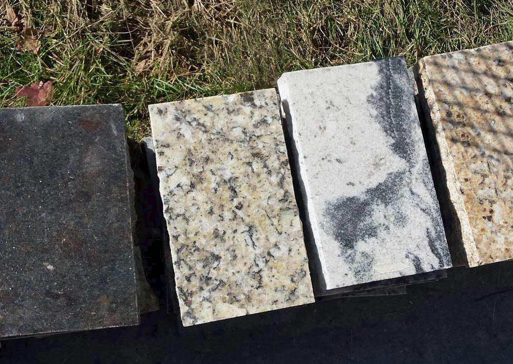 A wide selection of Granite Landscape Pavers is available at Recycled Granite St. Louis.