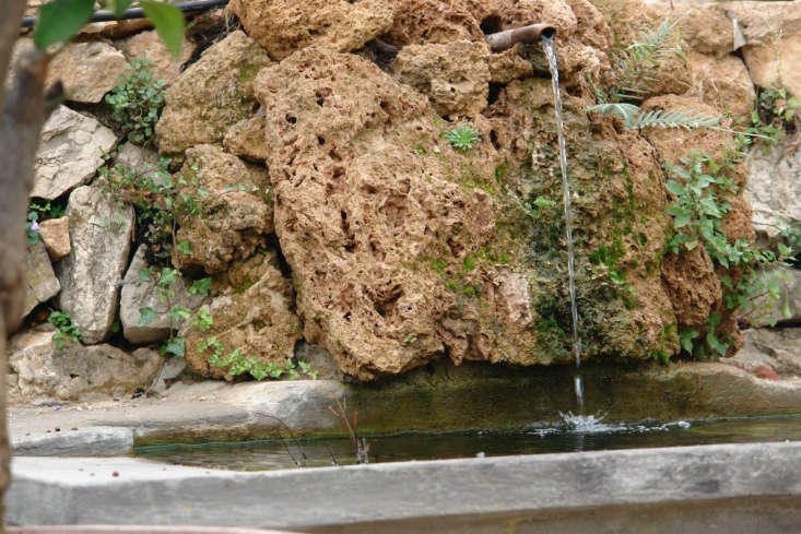 In Beaulieu-sur-Mer, Basson&#8\2\17;s brief was to create a garden would look as if it had been there for centuries. Stone fountains carry water from the top of the garden to empty into the swimming pool.