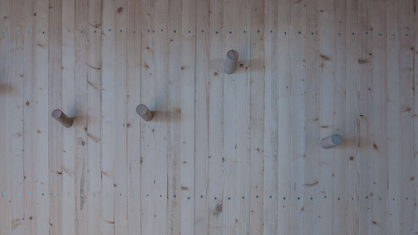 Interior paneling is alder wood, 