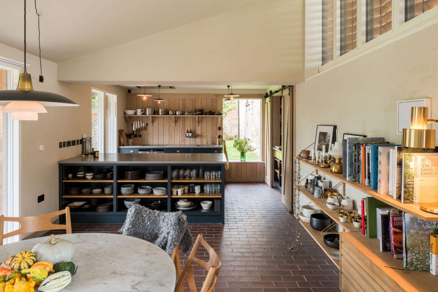 The house has doors on both sides, opening up the interiors to the garden and making it a good entertaining space.