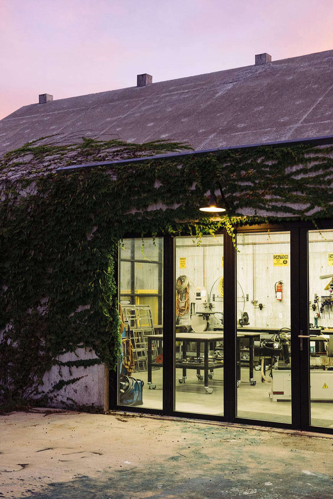 The trellis was necessary in the beginning, said Berman, 