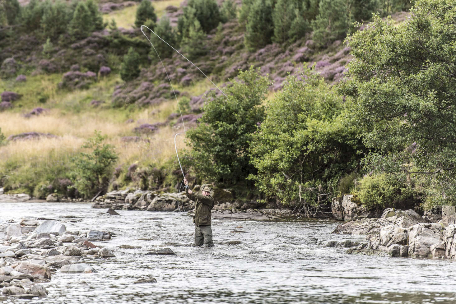 Killiehuntly organizes outdoor adventures for guests upon request, including fly fishing, hunting, hiking, and mountain biking.