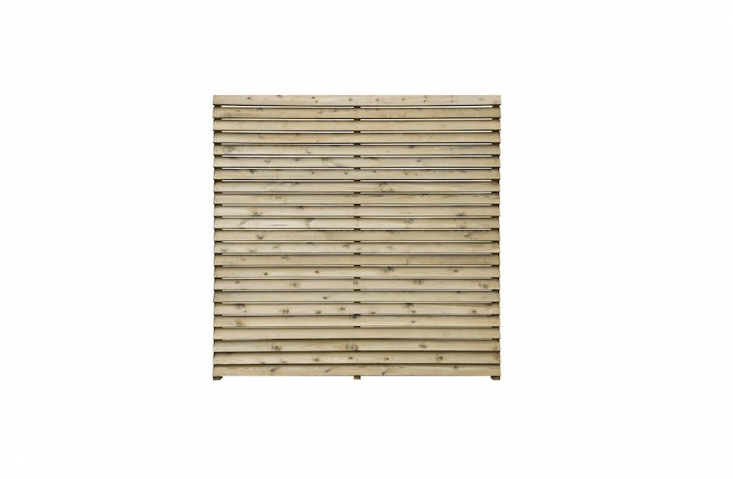 A five-pack of Grange Contemporary Slatted Fence Panels is £470 from DIY.