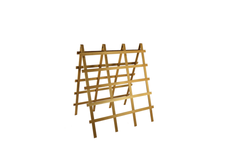 A 48-inch-high Folding Garden Trellis made of cedar is \$\24.98 from Lowe&#8\2\17;s.