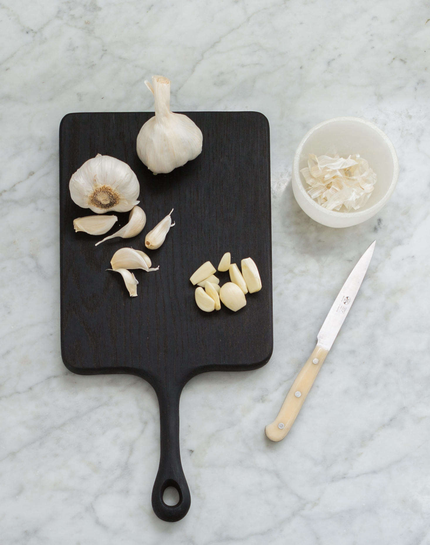 While the water is boiling and the jars are drying, it’s time for mise en place.