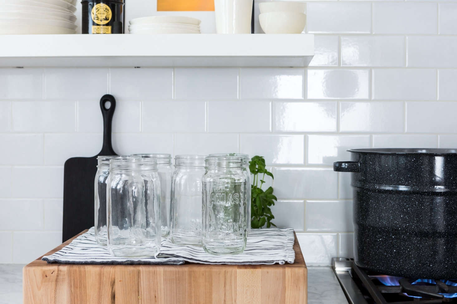 Next, wash the jars, lids, and screw bands.