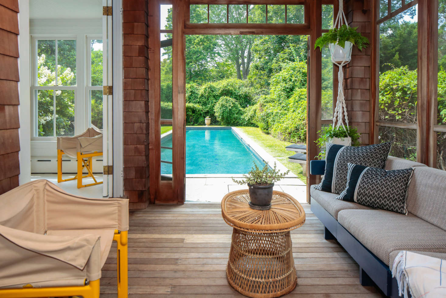 The sun porch of architect Elizabeth Roberts