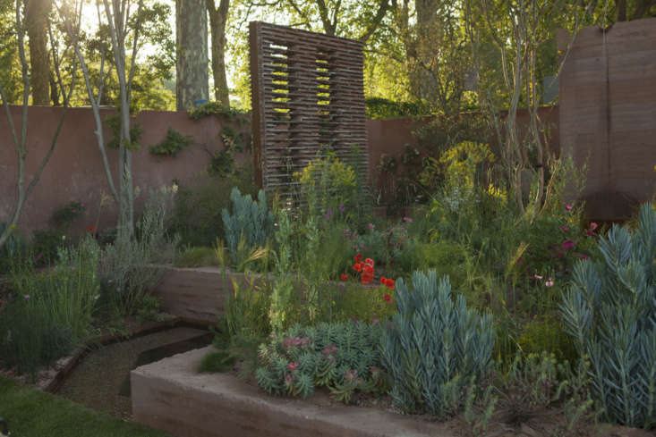 British Impressionism, featuring succulents and poppies.