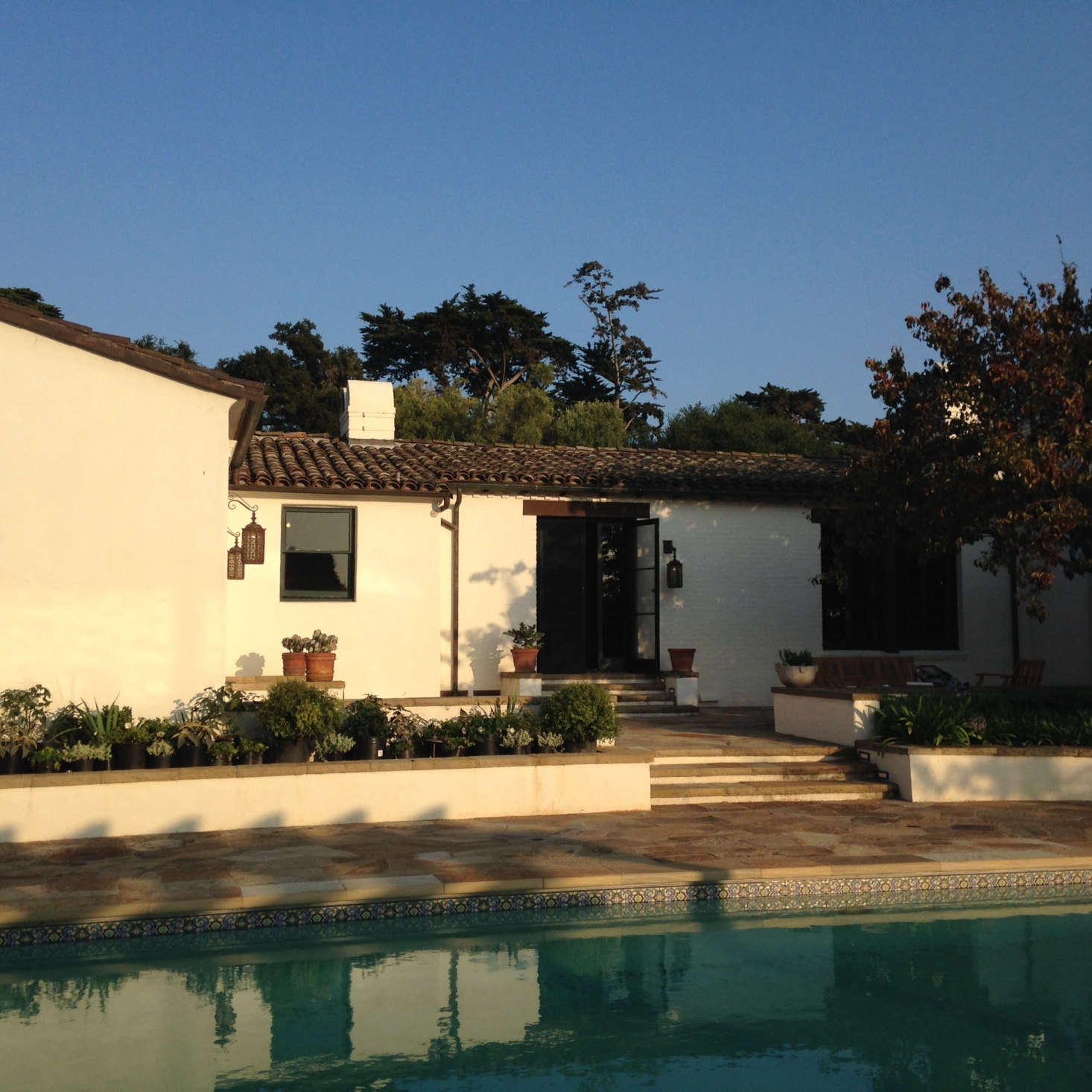 By the pool, 