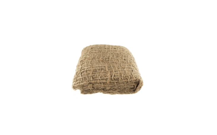 A five-yard roll of burlap mesh Erosion Control Cloth is \$\15.64 from PartySpin via Etsy.