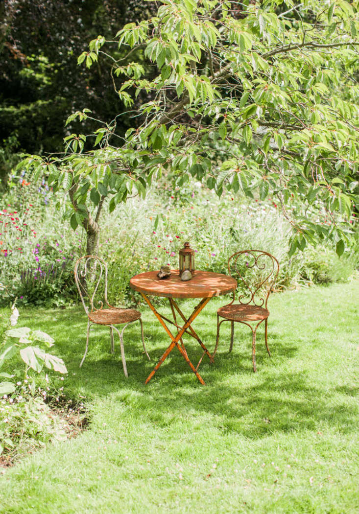  The flower beds have got bigger and bigger and moved into the main garden too, while two greenhouses help to lengthen the growing season. In summer one is filled with sweet peas and will later house chrysanthemums.