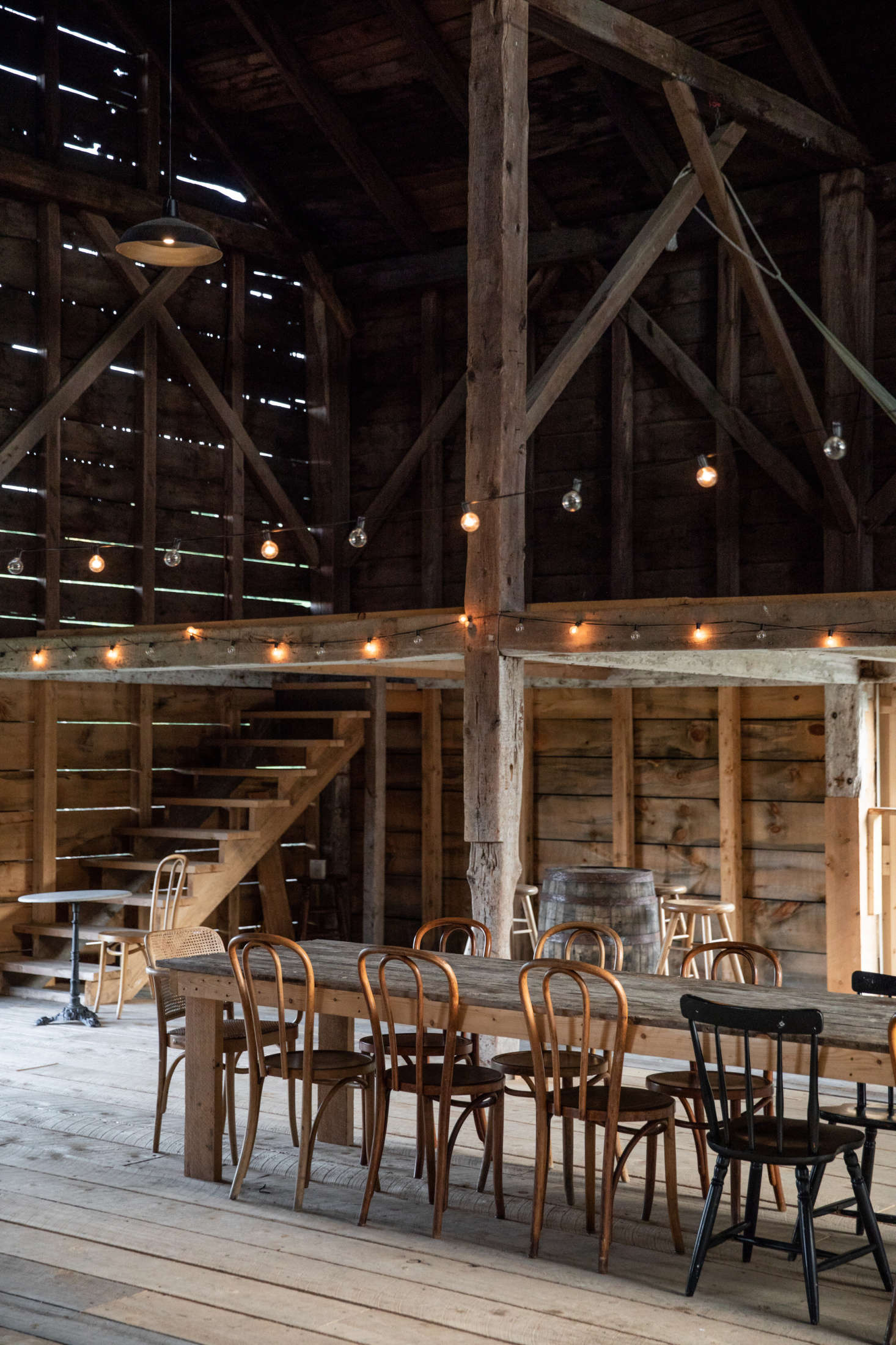 The couple also serves “foraged, wild-fermented” cider by the glass, made from 