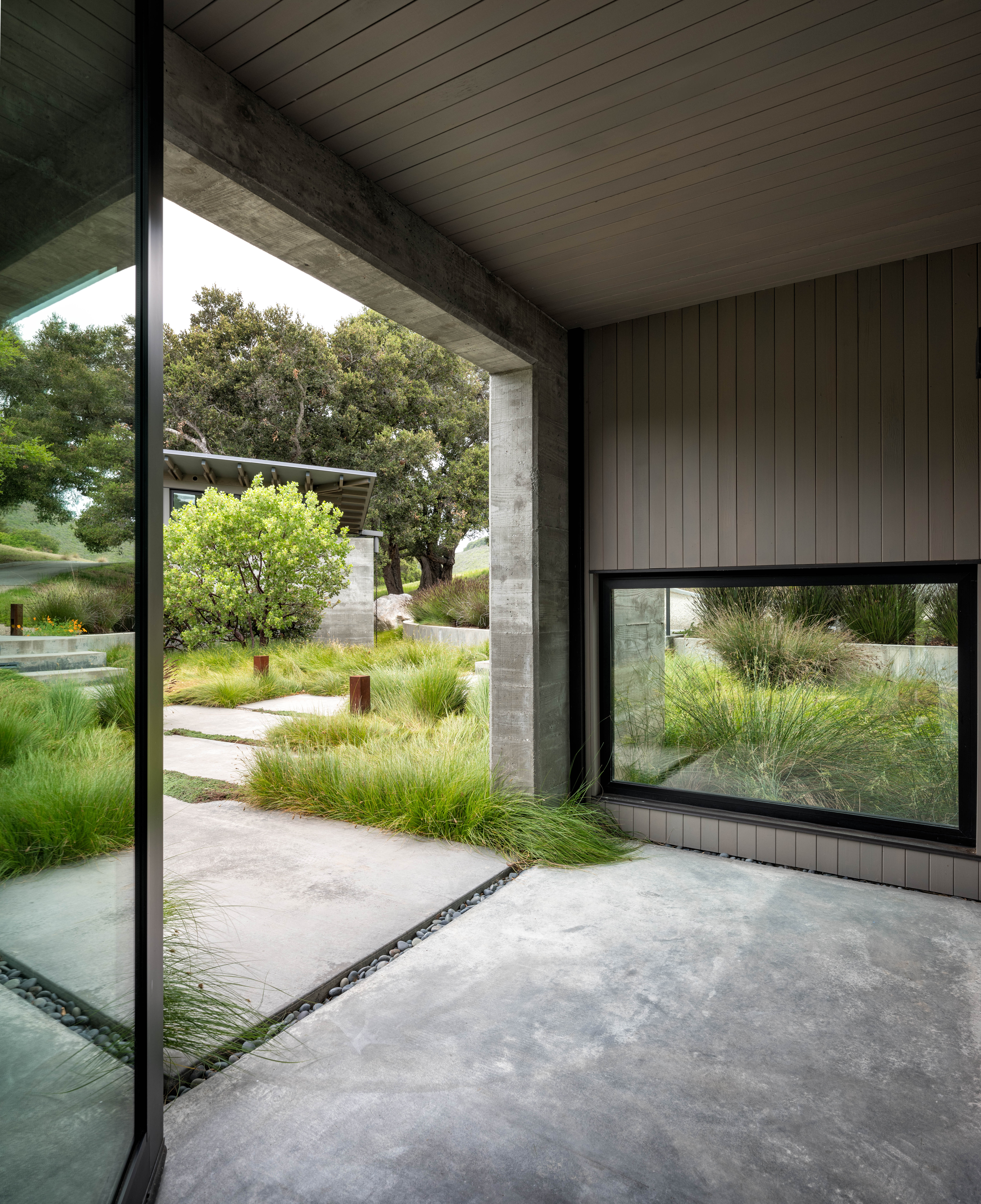 The clients wanted to connect indoor and outdoor spaces.