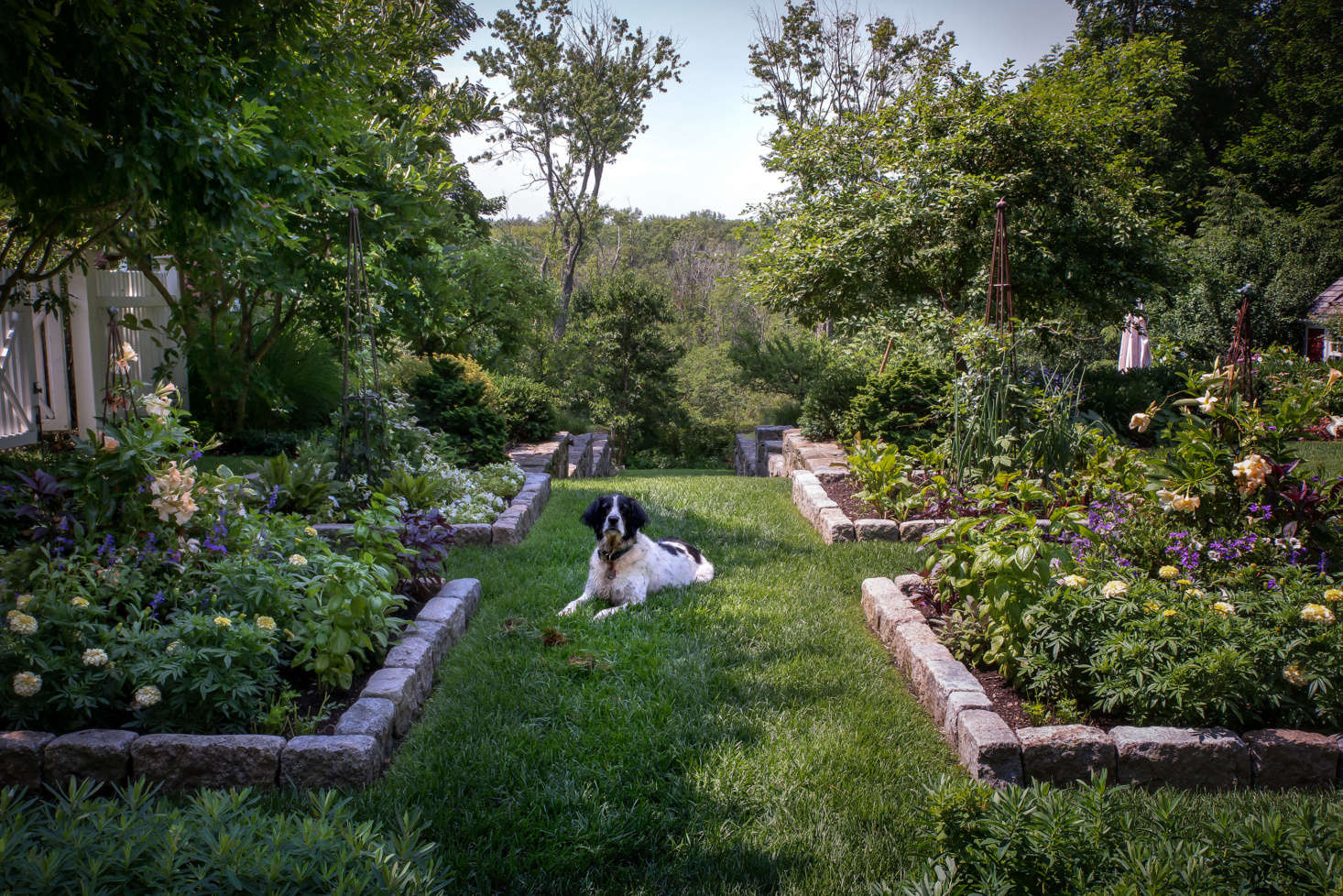 Photograph by Justine Hand for Gardenista, from Landscape Designer Visit: A Charming Cottage Garden Outside of Boston.