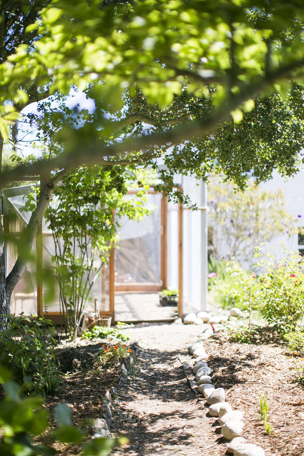 Every step in the creation of Botnia skincare products is carefully considered, from making sure the soil is rich in organic compost, the seed quality is the highest, the pest control is all natural (think neem, lady bugs, and their farm cat Aleister) to properly harvesting, drying in the greenhouse (her husband built it), and, finally, processing the botanicals in the onsite lab.