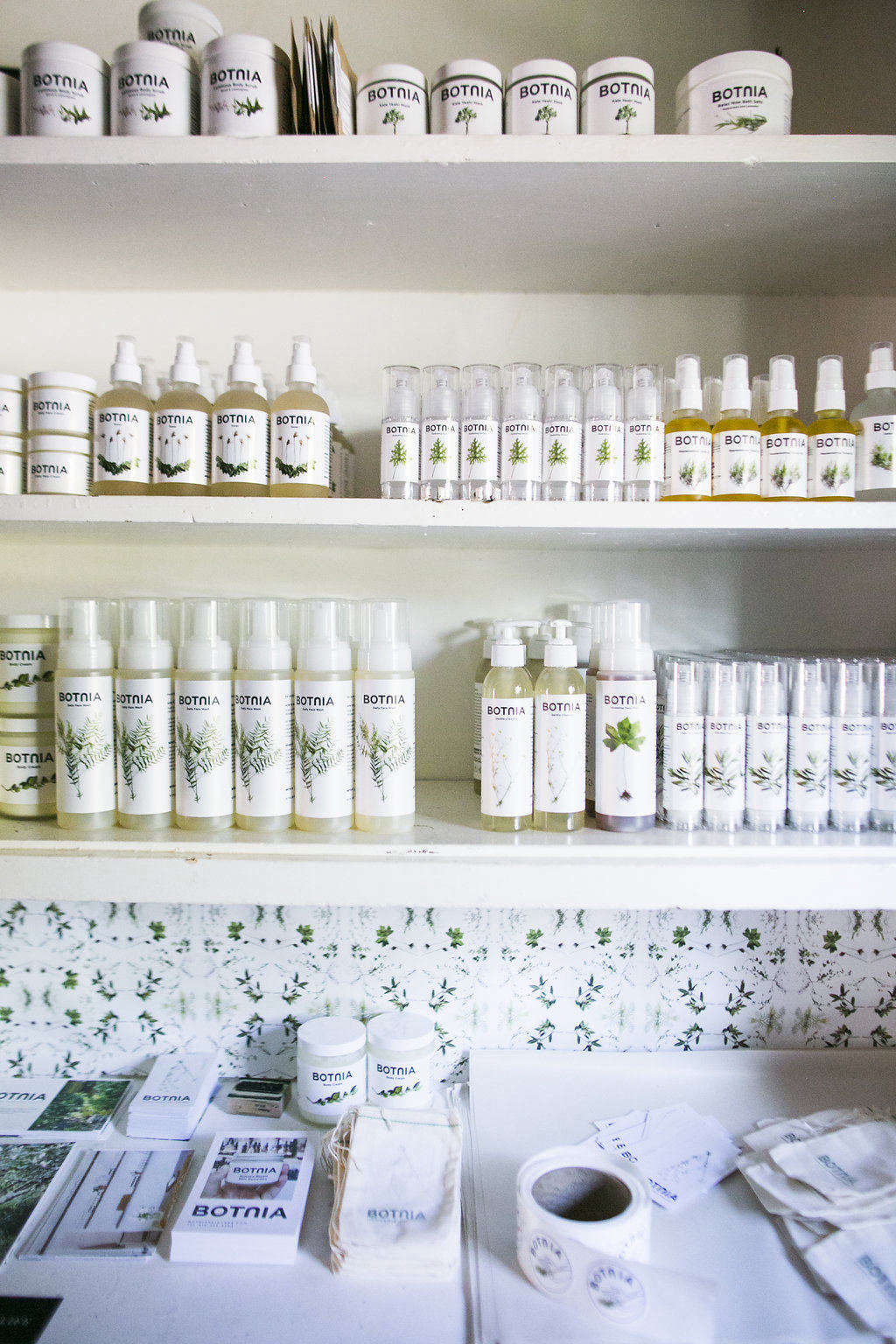 Botnia skincare is sold to spas and boutiques all around the country.