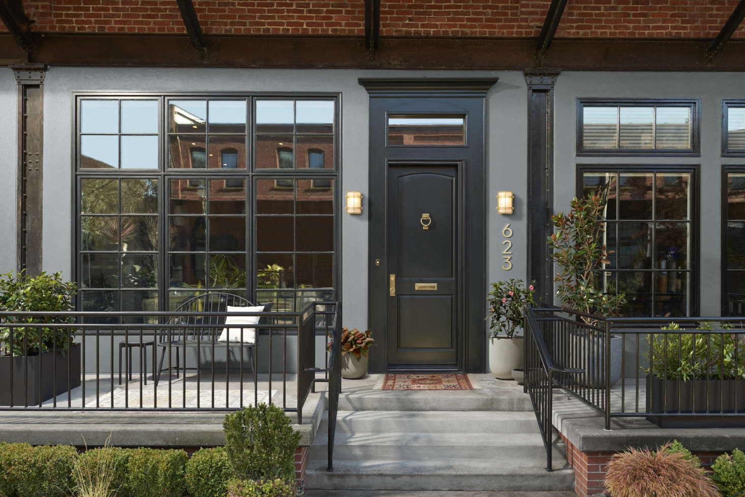 A pair of Dell Planters makes for a stately entryway. Made from textural ficonstone—a lightweight, frost-proof material—with plenty of drainage built in, the planters are perfect for outdoor growing all year round. They’re available in light grey or dark grey and in five different sizes and shapes, from the Small All-Weather Planter Bowl ($79) to the Tall All-Weather Planter ($data-src=