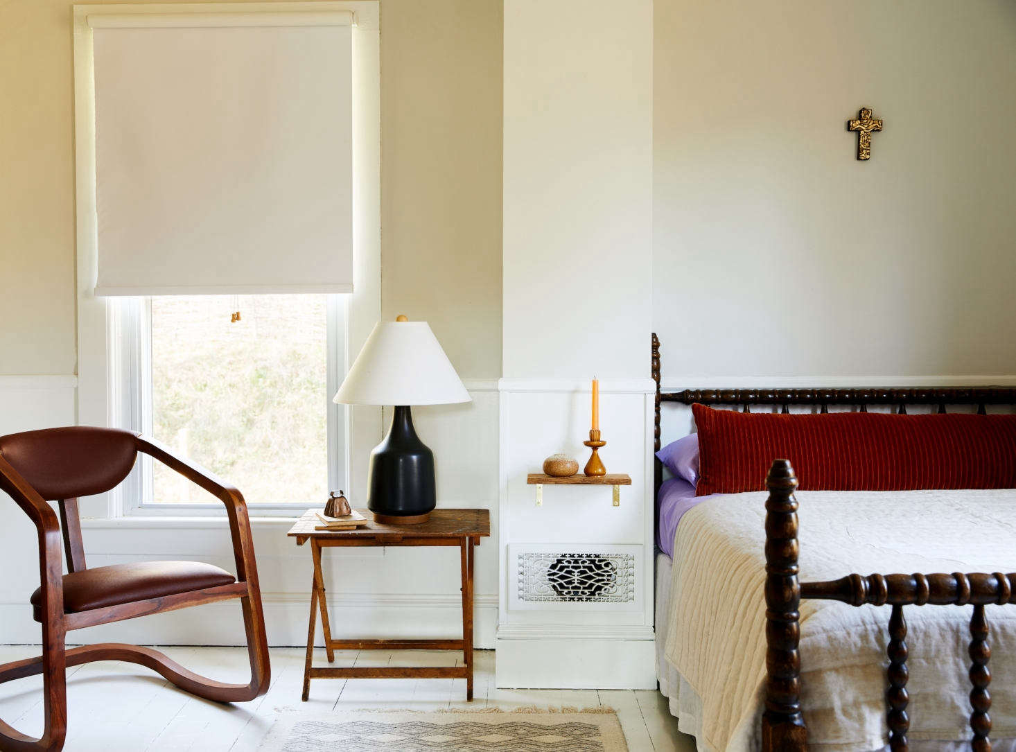 Simple and artful. Photograph by Christian Harder, courtesy of Rip & Tan, from Upstate Update: A Writer’s “Layered,” Eclectic Catskills Farmhouse, Three Years In.