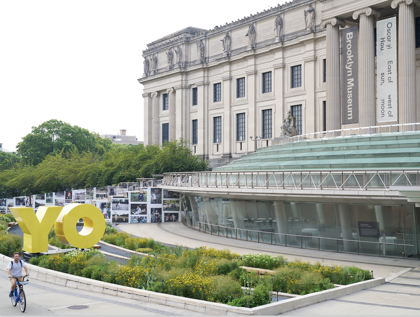 New Wildflower Meadow at the Brooklyn Museum Entrance