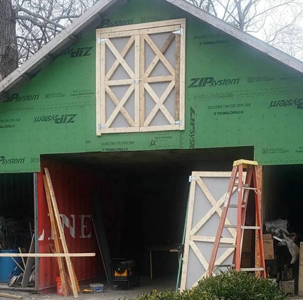 Shipping Container as Barn: An Inexpensive and Imaginative Reuse