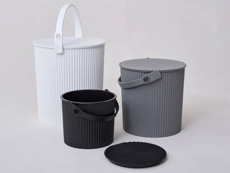 The buckets come with lids and can support up to 330 pounds.