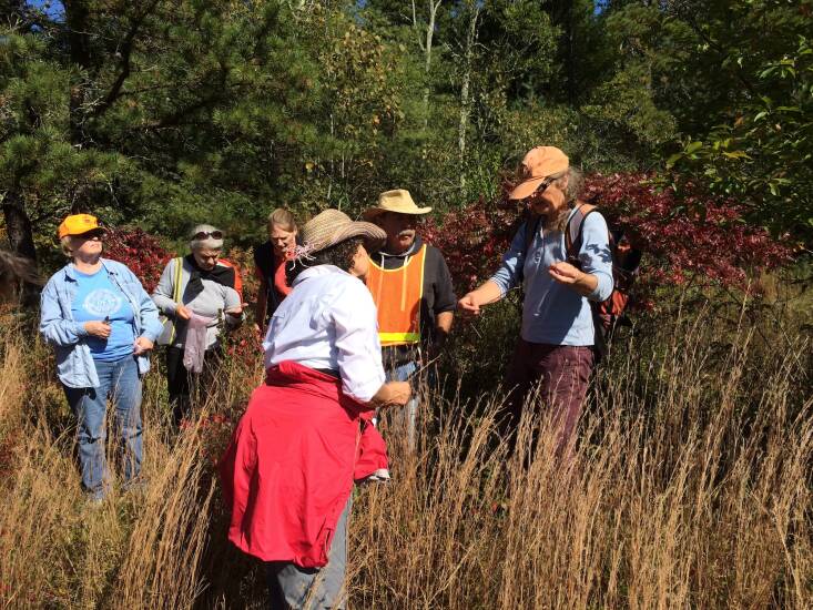 A seed-collecting workshop. Photograph courtesy of the Rhode Island Wild Plant Society.