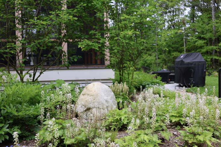 Boyce-Ratliff says, “It’s always my objective to make a landscape feel ‘old’ as quickly as possible,” and an element of weathered stone helps make that possible. Photograph by Gavin Boyce-Ratliff.