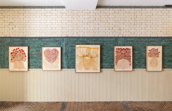 The Garden Of Musubi installation at Lyndsey Ingram. Prices on request.