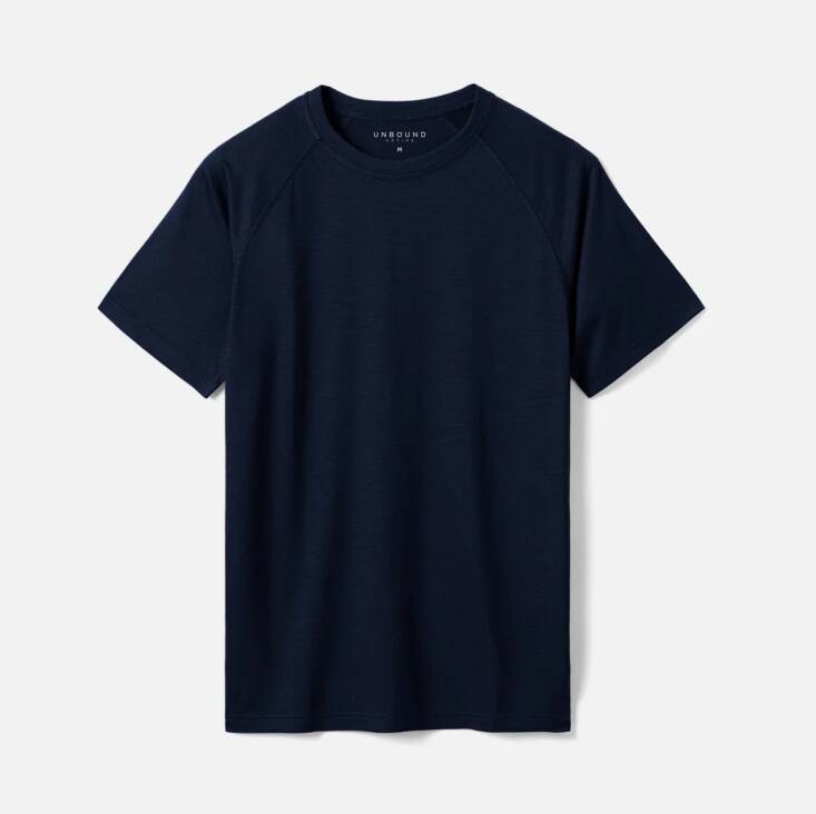Trying to decrease the microplastics in your life? Consider getting him an Active Merino T-Shirt from Unbound; \$95.