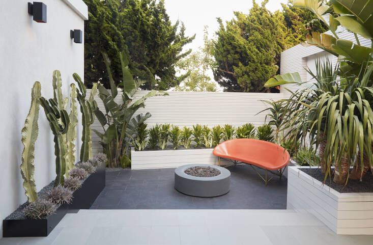 A Galanter & Jones heated sofa. Photograph by Caitlin Atkinson.