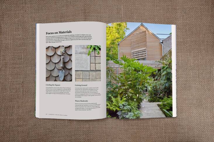 A spread from The Low-Impact Garden.
