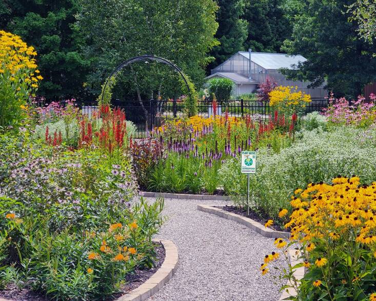 Planted with native species, this garden transforms a residential space into functioning wildlife habitat. It reflects Homegrown National Park’s mission to help people take simple, meaningful actions that restore the natural systems supporting all life. Photograph by Lynn O\2\17;Shaughnessy.