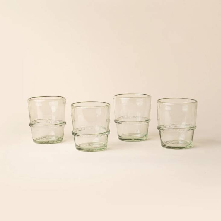 The only thing that can make these pretty tumblers, crafted from recycled glass in Mexico, more irresistible? Sangria in them. Shop now.
