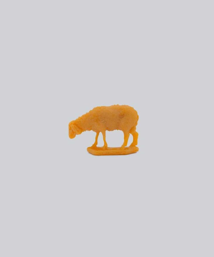 \2\20;To my dismay, tiny months have been fluttering around my bedside light. Time to stock my closet with new moth traps and reapply cedar oil to the cedar rings on hangers. But I need something more potent and this charming little beeswax sheep caught my eye. It\2\17;s said to be an \2\20;anti-moth sculpture.\2\2\1; Made in Italy, it\2\17;s scented with eucalyptus, lavender, mint, and geranium, among other things.\2\2\1; \2\1\1; Margot Guralnick; photograph from Kiosk